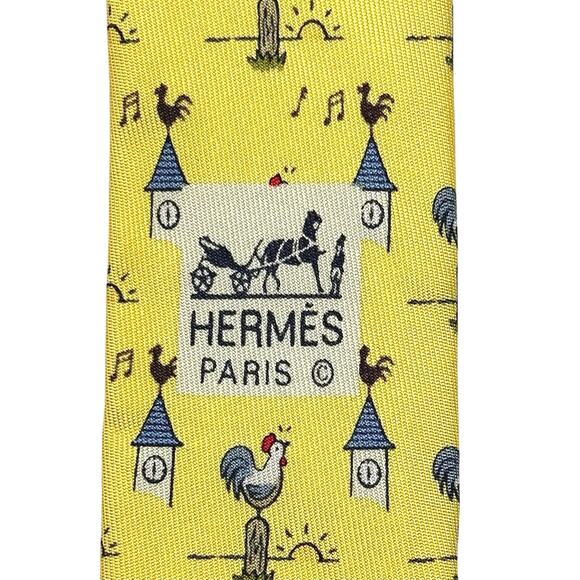 Hermes ‘Rooster’ Tie - Picture 2 of 10